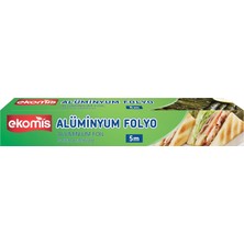 Prime Life Alüminyum Folyo 5 M | Fırın, Izgara, Saklama ve Pişirme Için | Gıda Temasına Uygun | Yırtılmaya Dayanıklı