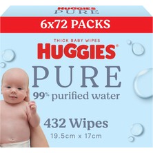 Prime Life Kalın Bebek Mendili%99 Arıtılmış Su 432 Adet (6 x 72 Paket) - Ambalaj Değişebilir