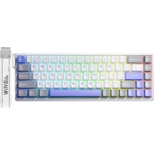 Prime Life WIN68 He Max Manyetik Klavye Rapid Trigger Wing Chun Switch 8000Hz Rgb Tkl Hot Swap Oyuncu Klavyesi Mavi