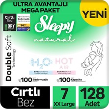 Prime Life Natural Double Soft Ultra Avantajlı Mega Paket Bebek Bezi 7 Numara Xxlarge 128 Adet