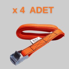 Sıhhat Dardokuma Mini Mandallı Gerdirme Halatı 2 mt - 3 mt - 4 mt - Güvenli Taşıma ve Sabitleme
