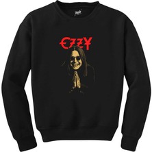 Z zepplin Ozzy Osbourne Siyah Sweatshirt