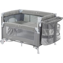 Prime Life Coolstyle (Anne Yanı/park Yatak) Multi Pro Oyun Parkı/anne Yanı/beşik (Gri)