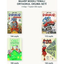 Timaş Maarif Modeli Temalı Ortaokul 4 Kitap Okuma Seti Robonlar Gizli Dedektifler Sözcüklerin Kamera Arkası