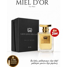 Giovanni William Miel D’or Erkek Parfüm Tütün Bal | Le Male |Lavanta, Amber, Vanilya|Tonka, Paçuli, Misk Elixir|
