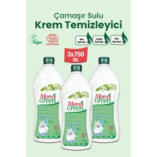 Mom's Green 3'lü Set Bitkisel Krem Temizleyici Banyo - Çamaşır Sulu
