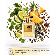 Giovanni William Nâmahrem Lüx Kadın/Erkek Parfüm Gentle | Güçlü Kalıcı Ferah Fluidity | Ananas, Kişniş, Baharat, Ardıç Silver
