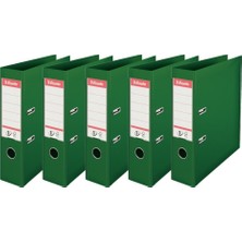 Esselte Geniş Plastik Klasör (9940) Yeşil 5 Li Paket