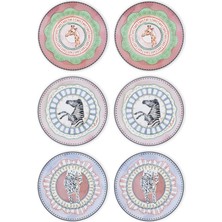 The Mia Spring Servis Tabağı 6lı Set 26 cm SPR0003