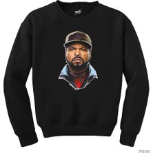 Z zepplin Ice Cube Siyah Sweatshirt