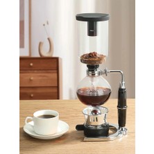 ALOHA EQ QUALITY 5 Bardaklık Syphon (Sifon) Kahve Demleme Ekipmanı - Borosilikat Cam
