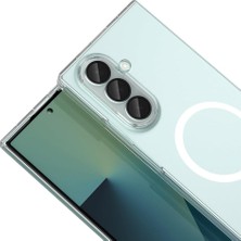 Fumeyabi Samsung Galaxy Z Fold 8 Ultra ile Uyumlu Kılıf Kablosuz Şeffaf Şarj Özellikli Lansman Kapak Orijinal (Samsung Galaxy Z Fold 8 Ultra ile Uyumlu, Kablosuz Şeffaf)