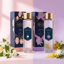 Pereja Cam Şişe Yumuşak Dokunuş Kolonya Seti  Pudra 250ML ve Kaşmir 250ML