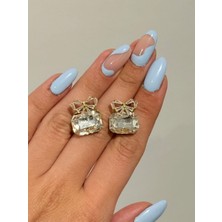 Regina Accessories Zarif Fyonk Detaylı Kristal Küpe