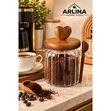 Arlina Home Kids 460 ml Akasya Kapaklı Cam Kavanoz