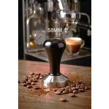 Vivien Home Siyah Metal Profesyonel Espresso Kahve Sıkıştırıcı Tamper