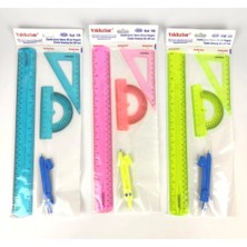 Yıldızlar Elastik Çizim Takımı 30 cm Pergelli