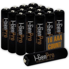 Str Store Pro P134 16 Adet Aaa 1100 Mah Şarj Edilebilir Ince Kalem Pil 1.2V Ni-Mh Şarjlı Pil