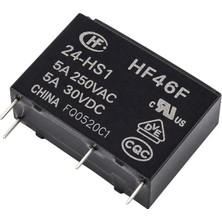 OEM Hongfa HF46F 24-Hs1 24V Dc 5A Mini Güç Rölesi (4 Pin Pcb Tipi)