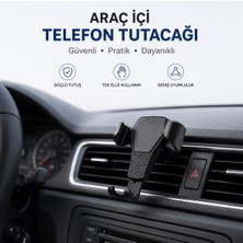 Emoev Araç Içi Telefon Tutucu Klima Izgara Menfez Uyumlu Destek Ayaklı Sarsıntı Önleyici Telefon Tutacağı
