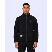 Kappa Authentic Karl Erkek Siyah Regular Sherpa Mont