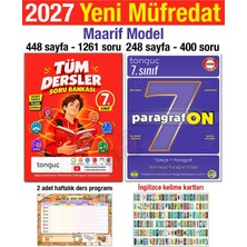 Tonguç Akademi 7. Sınıf 2027 Tüm Dersler Paragrafon Soru Bankası Seti Maarif Model Bağlam Temelli