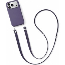 E2M Crossbody Strap Telefon Askısı Mor