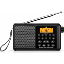 Str Store KTF-1715 Dijital Ekranlı Saatli Manuel Kanal Arama & Kayıt Özellikli Fm Radyo Bluetooth Hoparlör