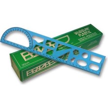 Yıldızlar Geometrik Şablon Cetvel 30CM