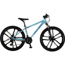 Salcano Ng Team 200 26 Hd Monoblok Jant 21 Vites 15'' Açık Mavi Hologram Dağ Bisikleti