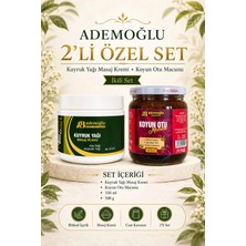 Ademoğlu Kuyruk Yağı Masaj Kremi + Koyun Otu Macunu 2’li Set 350 ml + 500 G