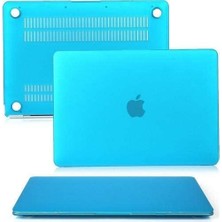 Str Store 13.3" MAcbook Şeffaf Kılıf (Açık Mavi)