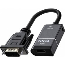Str Store Thunderbolt VGA Hd Adaptör Vc-01 USB Type-C Thunderbolt Giriş VGA Çıkış Telefon Tablet Bilgisayar Uyumlu Harici Monitör Görüntü Aktarım Adaptörü | ZR1298