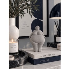 Atelier Time Flies Dekoratif Beton Şişman Kadın Biblo,obje