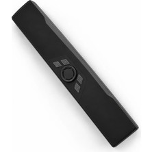 Str Store Rgb Işıklı Bluetooth 5.4 Masaüstü Soundbar Hoparlör USB Destekli Siyah