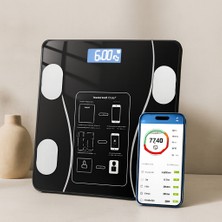 Str Store Vücut Analizli Bluetooth Dijital Baskül 180KG/50G