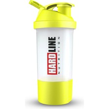 Hardline Nutrition Sarı Renkli 600 ml Shaker BPA İçermeyen Pratik Tasarım ve Kolay Kullanım