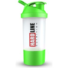 Hardline Nutrition Yeşil 600 ml Shaker BPA İçermez, Bulaşık Makinesinde Yıkanabilir Pratik Tasarım