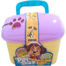 Nizam Oyuncak Aksesuarlı Köpek Kulübesi – Mini Köpek Figürlü, Dayanıklı Plastik Kulübe 20X20 cm