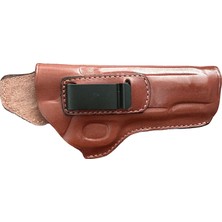 Rigor Universe Colt 1911 Government Uyumlu Deri Klipsli Iwb Tabanca Kılıfı Kahverengi Sağ El