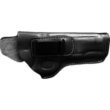 Rigor Universe Colt 1911 Government Uyumlu Deri Klipsli Iwb Tabanca Kılıfı Siyah Sağ El