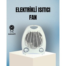 Hace Bazaar Fanlı Elektrikli Isıtıcı – 3 Kademeli Isı Ayarı ve Güvenli Kullanım