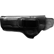 Rigor Universe Colt 1911 Government Uyumlu Deri Klipsli Iwb Tabanca Kılıfı Siyah Sol El