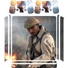 Stickermarket PS4 Slim Battlefield Sticker Seti