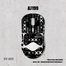 Belirtilmemiş AJ199 Mouse Tape Kaymaz Etiket Kavrama Bandı Yükseltme Kiti