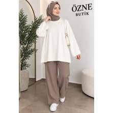 Özne Butik Oversize Uzun Kollu Tunik