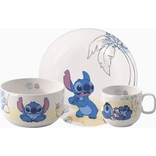 Villeroy & Boch Disney Stitch Çocuk Porselen Sofra Seti 3 Parça