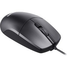 Str Store SPK7247 USB Kablolu Optik Mouse - 1.8 Metre Ekstra Uzun Kablo, 1200 Dpı Hassasiyet, Ergonomik Ofis ve Ev Tasarımı, Tak-Çalıştır, Siyah