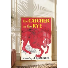 Taranist Poster - The Catcher In The Rye Çavdar Tarlasında Çocuk J.d. Salinger Kitap Kapağı Edebiyat Dekoru
