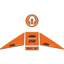 Gogo Premium Ktm 250 Adventure 2019 - 2024 Uyumlu Tank Pad Set 002